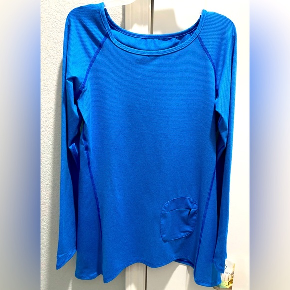 Stonewear Cobalt Blue Cass Long Sleeve Pullover Lightweight Shirt Top Small - Picture 1 of 10